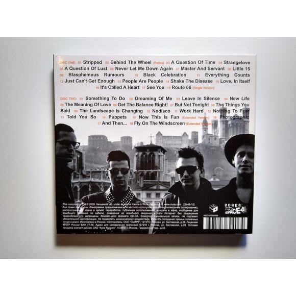 Depeche Mode Greatest Hits Vol. 1 CD Double Disk Set Synth-Pop Electronic Rare - Picture 5 of 5
